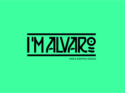 I'M ALVARO logo brand im alvaro imalvaro logo logo design personal logo spain
