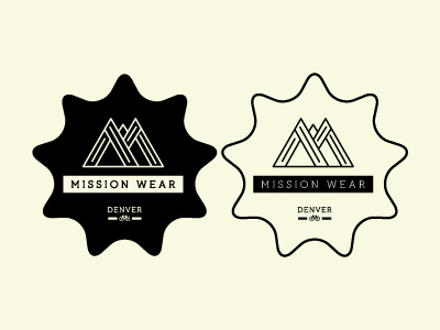 Mission Wear Identity apparel bicycle branding clothing identity logo development non profit t shirt