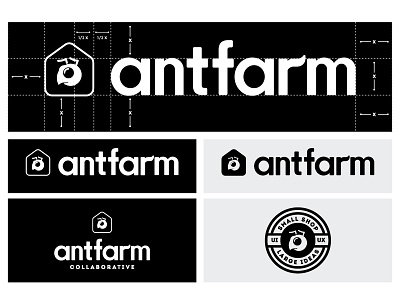 antfarm UI/UX branding colorado custom font denver identity illustrator logo development logotype ui ux wordmark