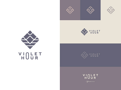 Violet Hour Fashion Identity brand identity denver logo design logo development