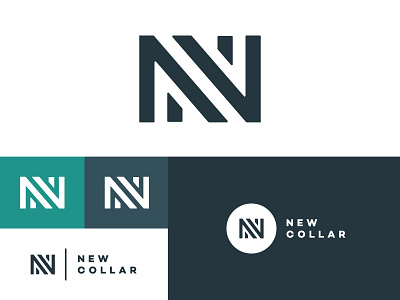 New Collar Goods brand identity denver logo design logo development