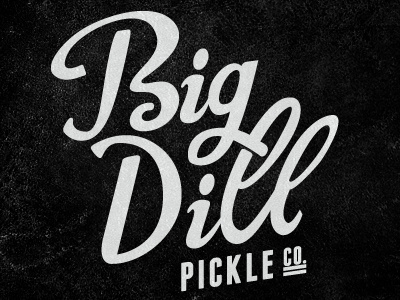 Big Dill Pickle Co. branding identity illustration logo development