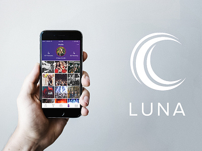 Luna Mobile App mobile app nightlife ui ux