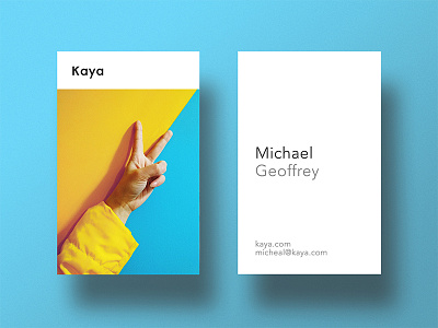 Kaya - Business Cards business cards design graphic design