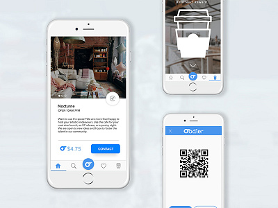 Oodler - Coffee App app coffee coffee app design graphic design mobile app ui ux