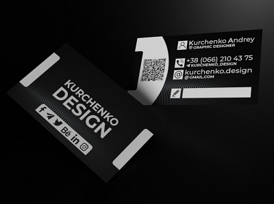 Business card for designer business businesscard graphic design ukraine