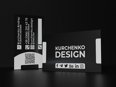 Business card for designer branding business businesscard graphic design ukraine