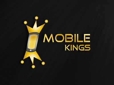 Logo version "Mobile King" awntdesign design logo studio web