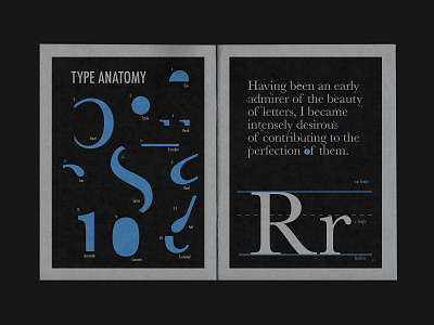 Type Specimen baskerville design type typeface design typography vector
