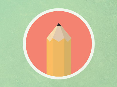 Pencil icon illustration pencil