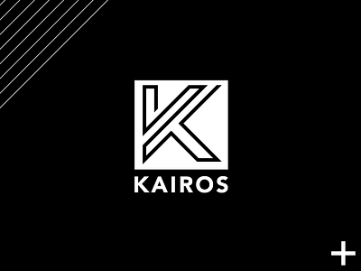 Kairos Logo black branding church clean indian creek k kairos kansas city kirstin marie logo minimal white