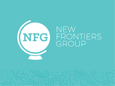 NFG | New Frontiers Group branding globe kansas city kirstin marie logo new frontiers group new york nfg topography world