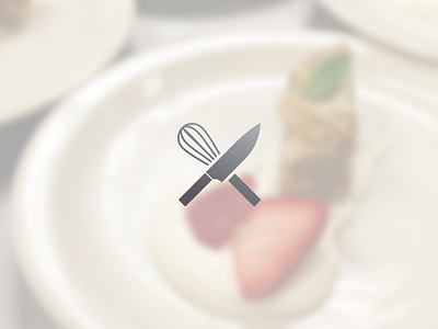 I love to cook. chef clean cook glyph icon kitchen knife photo résumé sharp simple whisk