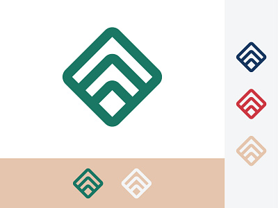 Mark 003 Square Based basic shapes branding dribble icondesigns logo logodesign vector