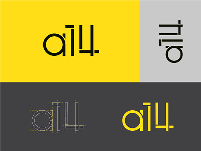 A14 Logo branding graphic design logo typ typography vector