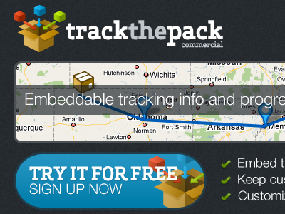 TrackThePack: Commercial launched trackthepack