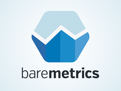 Baremetrics Logo analytics baremetrics branding logo stripe