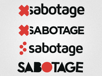 Need Feedback: Sabotage Logo feedback logo sabotage