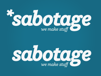 Another Idea... feedback logo sabotage