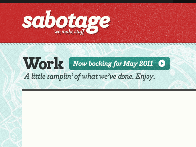 Sabotage Site green red sabotage site