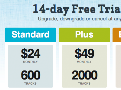 Pricing Plans blue redesign trackthepack