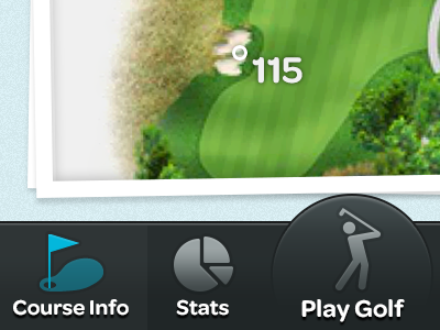 Play Golf! clubhouse golf ios iphone navigation