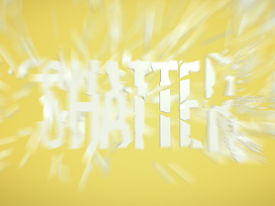 Shatter after effects animation explode motion shatter