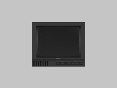 Sony PVM reference monitor — Concept design 2/3