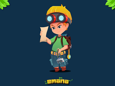 Proyecto 🌿Emana🌿 Game 🎮 adobe design gameart illustrator vector