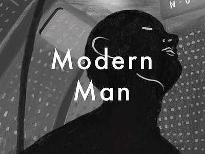 Modern Man: a zine arcade fire character city comic commute graphic novel illustration modern man music procreate