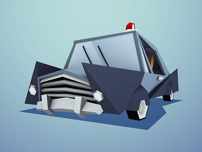 law 3d auto automobile car graphic design model police poster