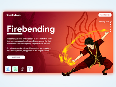 Avatar UI - Firebending (Zuko)