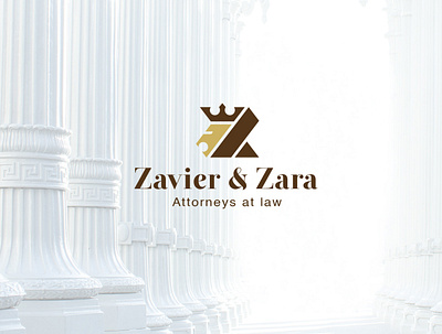 Zavier & Zara branding design graphic design illustration justice law logo logo designer logo law logodesign logotype vector
