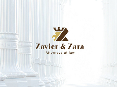 Zavier & Zara branding design graphic design illustration justice law logo logo designer logo law logodesign logotype vector