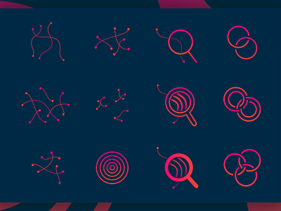 Dilize Digital Icons branding branding design developer icons icons design scientific search web design
