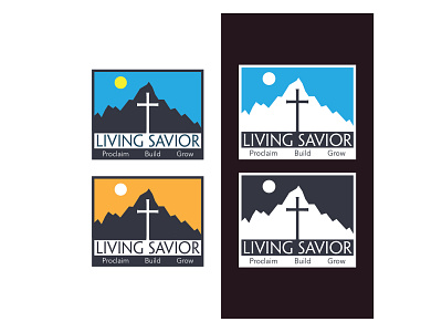 Living Savior logo concept adobe illustrator branding flat illustration illustrator logo logo design typography vector