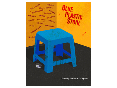 Blue Plastic Stool E-book Cover adobe illustrator book book cover book cover design cover design e book illustration illustrator page layout typograpny vector