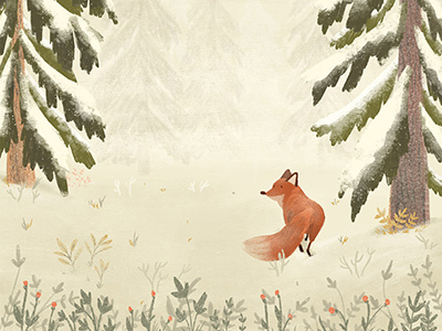 Little Fox digitalart illustration kidsillustration