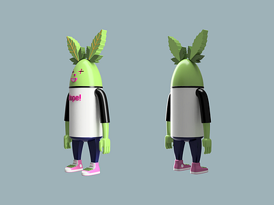 Mark 3d character fusion360 modeling tree rabbit