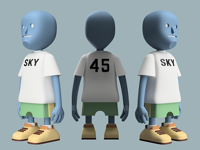 Sky Manager 02 3d arttoy character fusion360 modeling