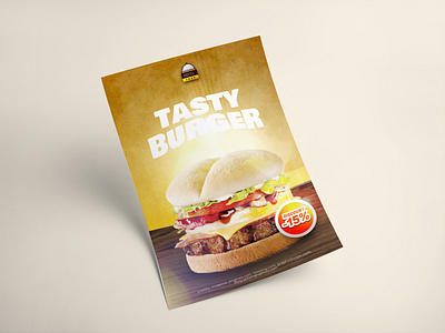 Tasty Burger Flyer Design