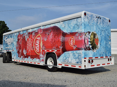Faygo Truck beverage design photoshop trucker trucks wrap