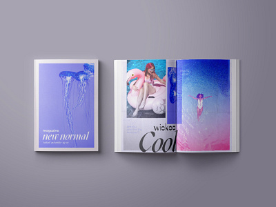 New Normal Spread design editorial design magazine design print print design type typography