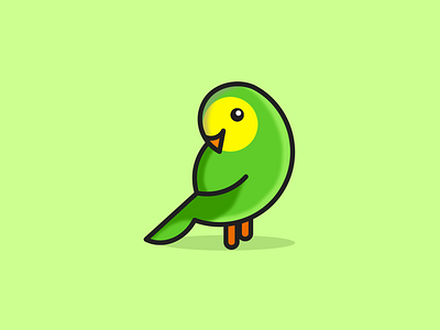 single Bird branding design dribbble flat icon illustration illustrator