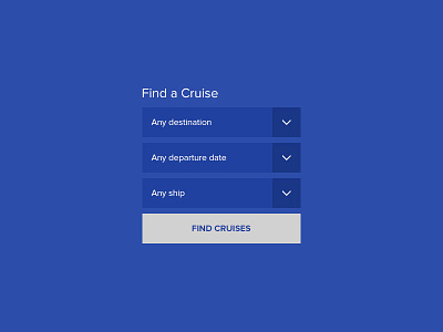 Find a Cruise