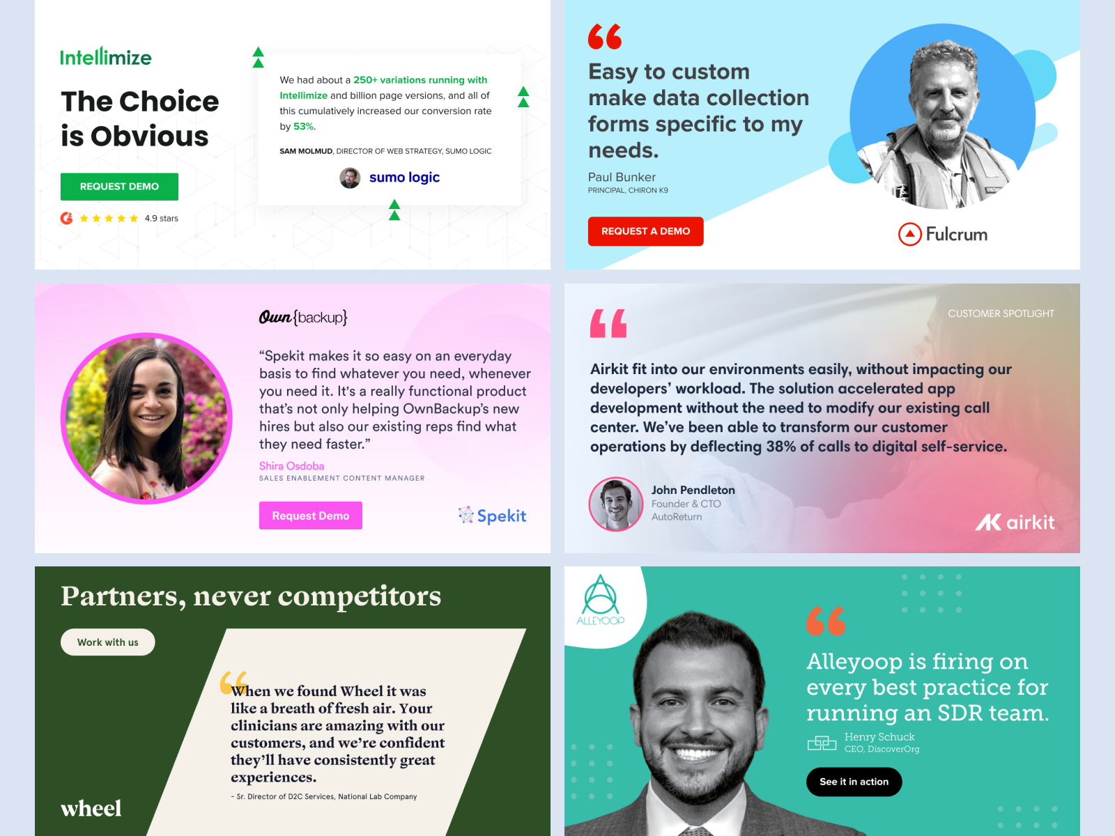 Testimonial Ads by Redel Bautista on Dribbble