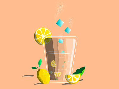 lemon hot ice illustration india lemon lemonade lemons summer texture vector