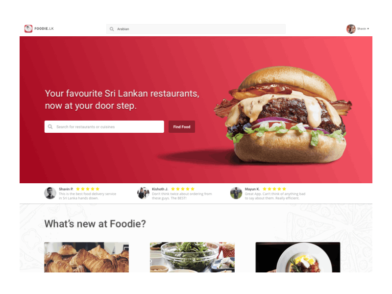 Foodie Search Animation