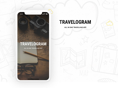 Ios Presentation splashpage travel app