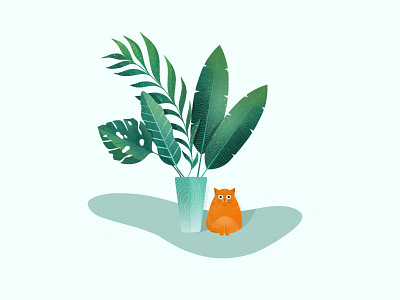 Catlife digital illustration